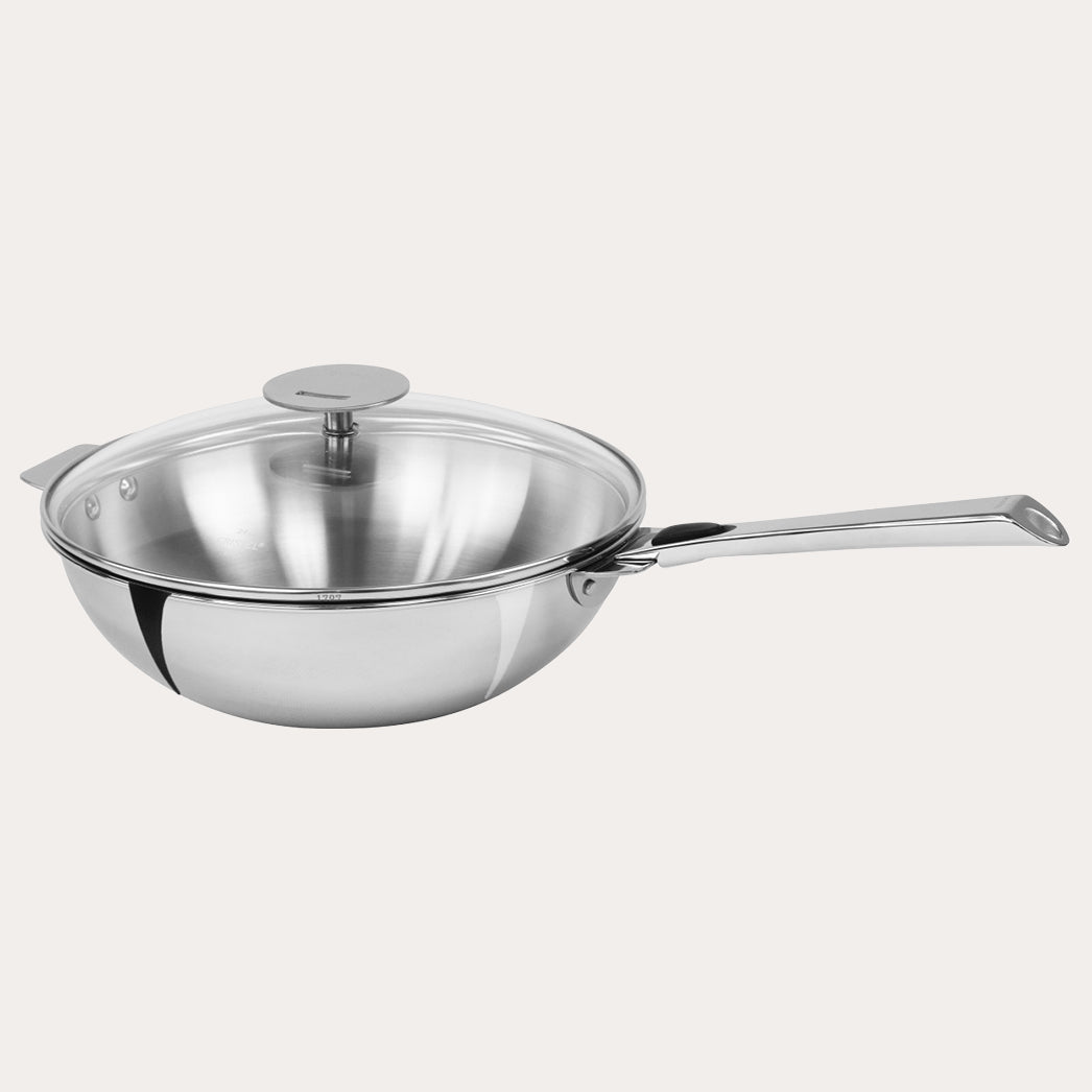 Stainless Steel Wok - Casteline Collection - CRISTEL USA - Flyclothing LLC