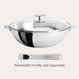 Stainless Steel Wok - Casteline Collection - CRISTEL USA - Flyclothing LLC