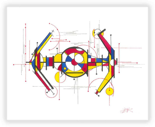 Black Market Art Company Star Fighter Print - Black Market Art Company - Flyclothing LLC