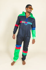 The Steep and Deep | Retro Black Onesie - Shinesty