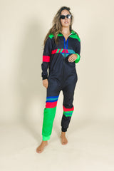 The Steep and Deep | Retro Black Onesie - Shinesty