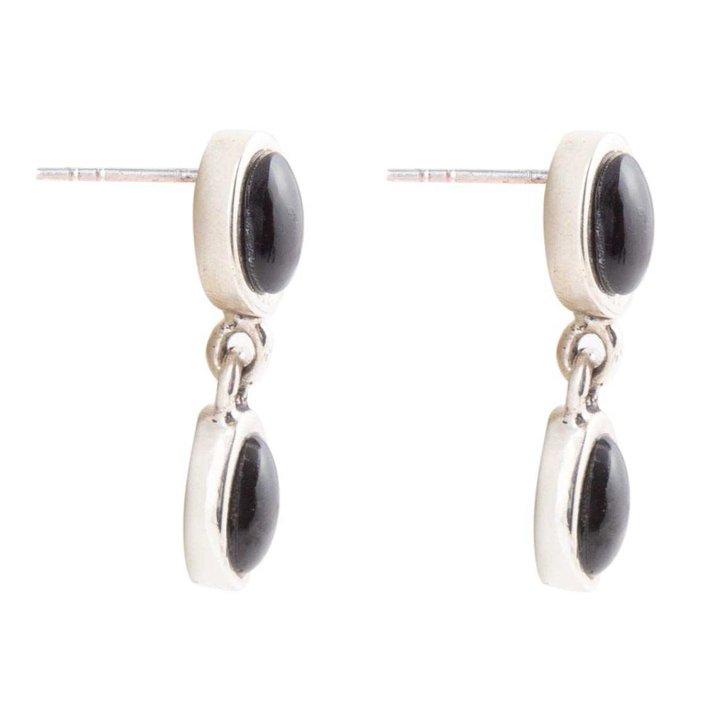 Sterling Silver Black Onyx Drop Earrings - Barse Jewelry - Flyclothing LLC
