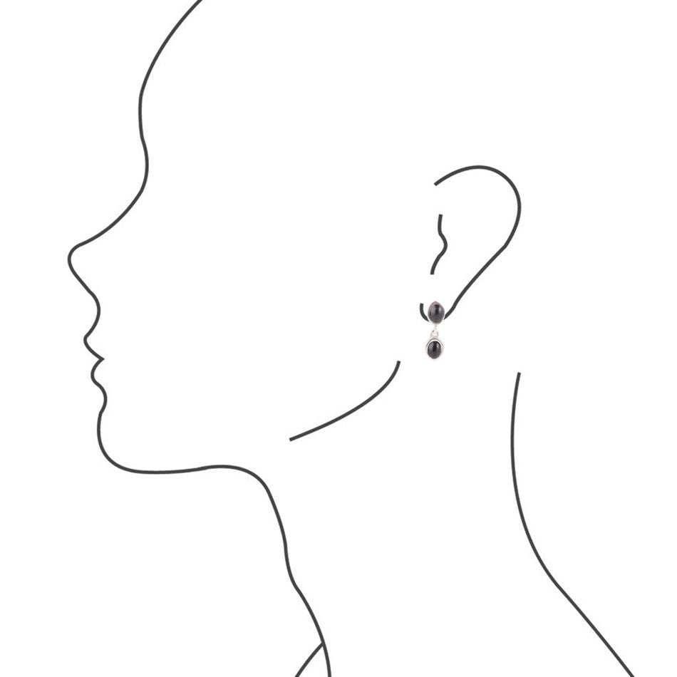Sterling Silver Black Onyx Drop Earrings - Barse Jewelry - Flyclothing LLC