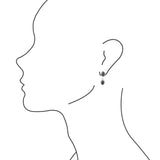 Sterling Silver Black Onyx Drop Earrings