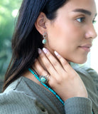 Sterling Silver Blue Turquoise Drop Earrings - Barse Jewelry - Flyclothing LLC