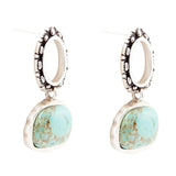 Sterling Silver Blue Turquoise Drop Earrings - Barse Jewelry - Flyclothing LLC
