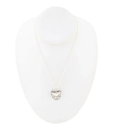 Sterling Silver Engraved Heart Pendant Neckalce - Barse Jewelry - Flyclothing LLC
