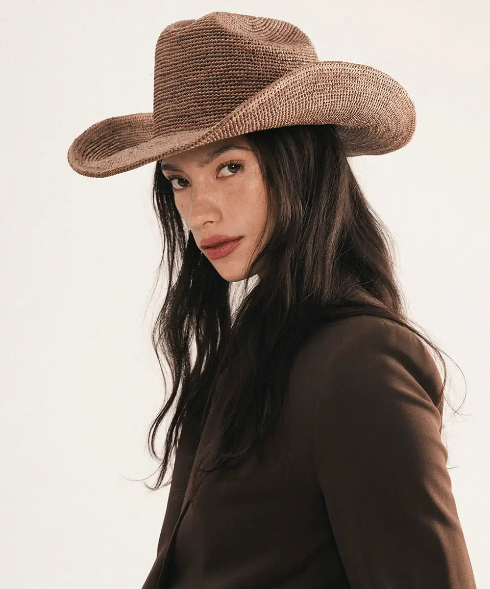 Ames Packable Straw Cowboy Hat - GIGI PIP - Flyclothing LLC