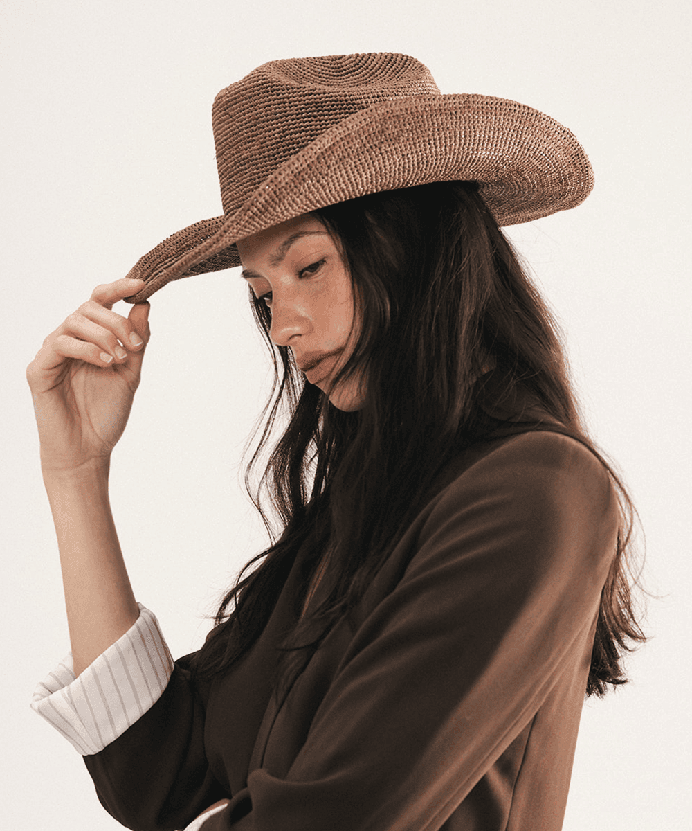 Ames Packable Straw Cowboy Hat - GIGI PIP - Flyclothing LLC