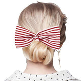Striped Deft Bun Maker Hair Band - Madeline Love - Flyclothing LLC