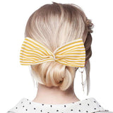 Striped Deft Bun Maker Hair Band - Madeline Love - Flyclothing LLC