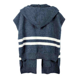 Striped Knit Hoodie Top - Madeline Love - Flyclothing LLC