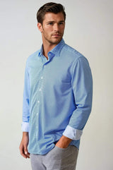 Studio Dot Long Sleeve Tech Shirt - Blue - Buki - Flyclothing LLC