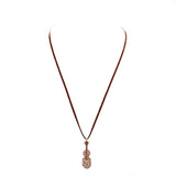 Suede Metal Guitar Pendant Necklace - Madeline Love - Flyclothing LLC