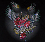 Sugar & Rox Rose True Love Tee - Sugar and Rox - Flyclothing LLC