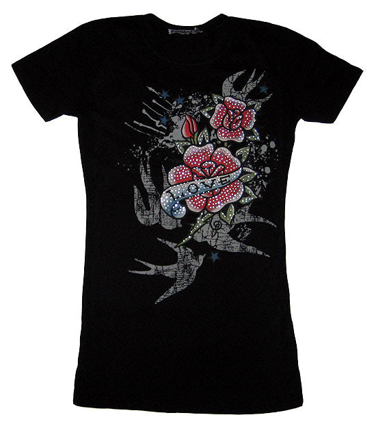 Sugar & Rox Love Guitar Tee - Sugar and Rox - Flyclothing LLC