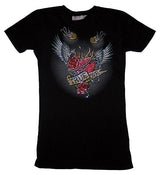 Sugar & Rox Rose True Love Tee - Sugar and Rox - Flyclothing LLC