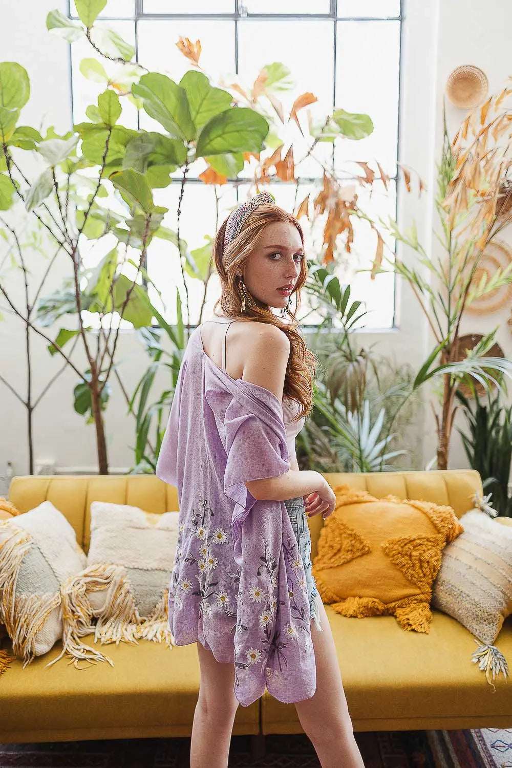 Spring Daisy Kimono - Boho Clothing and Accessories - Flyclothing LLC