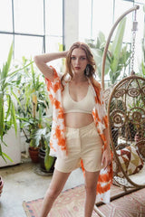 Summer Tie-Dye Kimono - Boho Clothing and Accessories - Flyclothing LLC