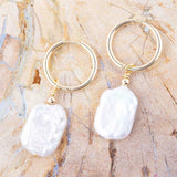 Sunday Best Pearl Loop Earrings - Barse Jewelry - Flyclothing LLC