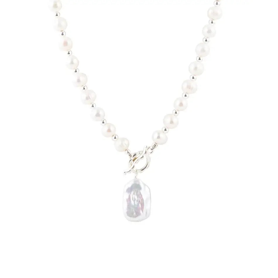 Sunday Best Pearl Toggle Necklace - Barse Jewelry - Flyclothing LLC