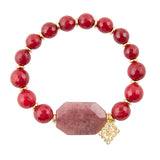 Sunstone Slab Bracelet