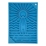 Surf's Up eMat - Small Lickmat for Dogs and Cats | Beach-Themed Design | SodaPup - SodaPup/True Dogs, LLC - Flyclothing LLC