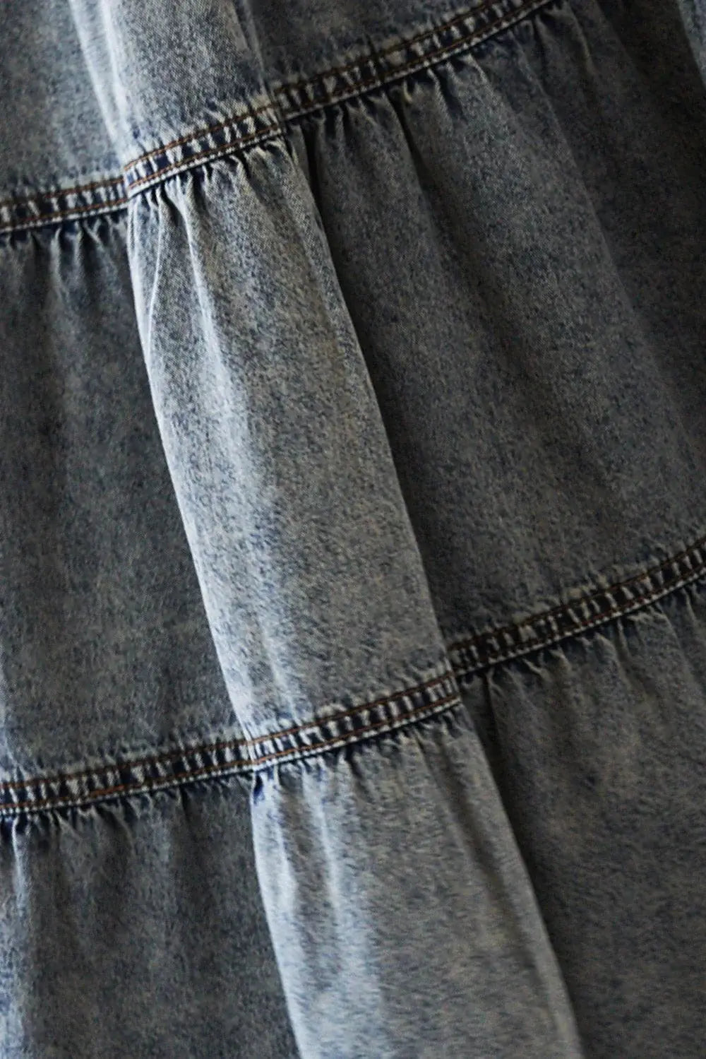 SIMPLE STATEMENT DENIM MIDI SKIRT - Flying Tomato - Flyclothing LLC