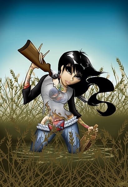 Black Market Art Company Swamp Print