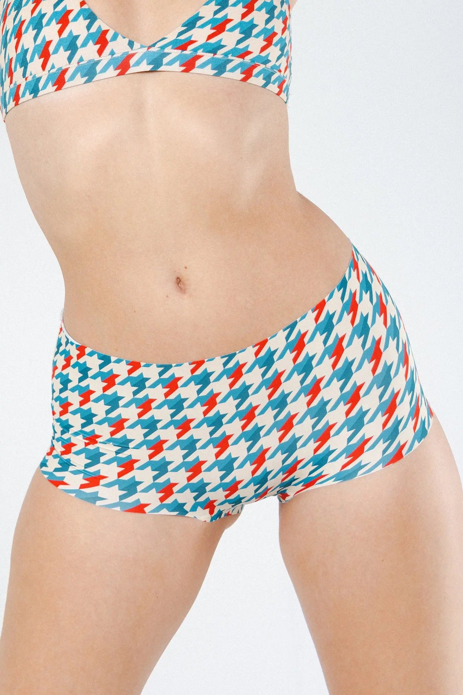 The Swanky | Retro Houndstooth Women’s Seamless Boyshort - Shinesty - Flyclothing LLC