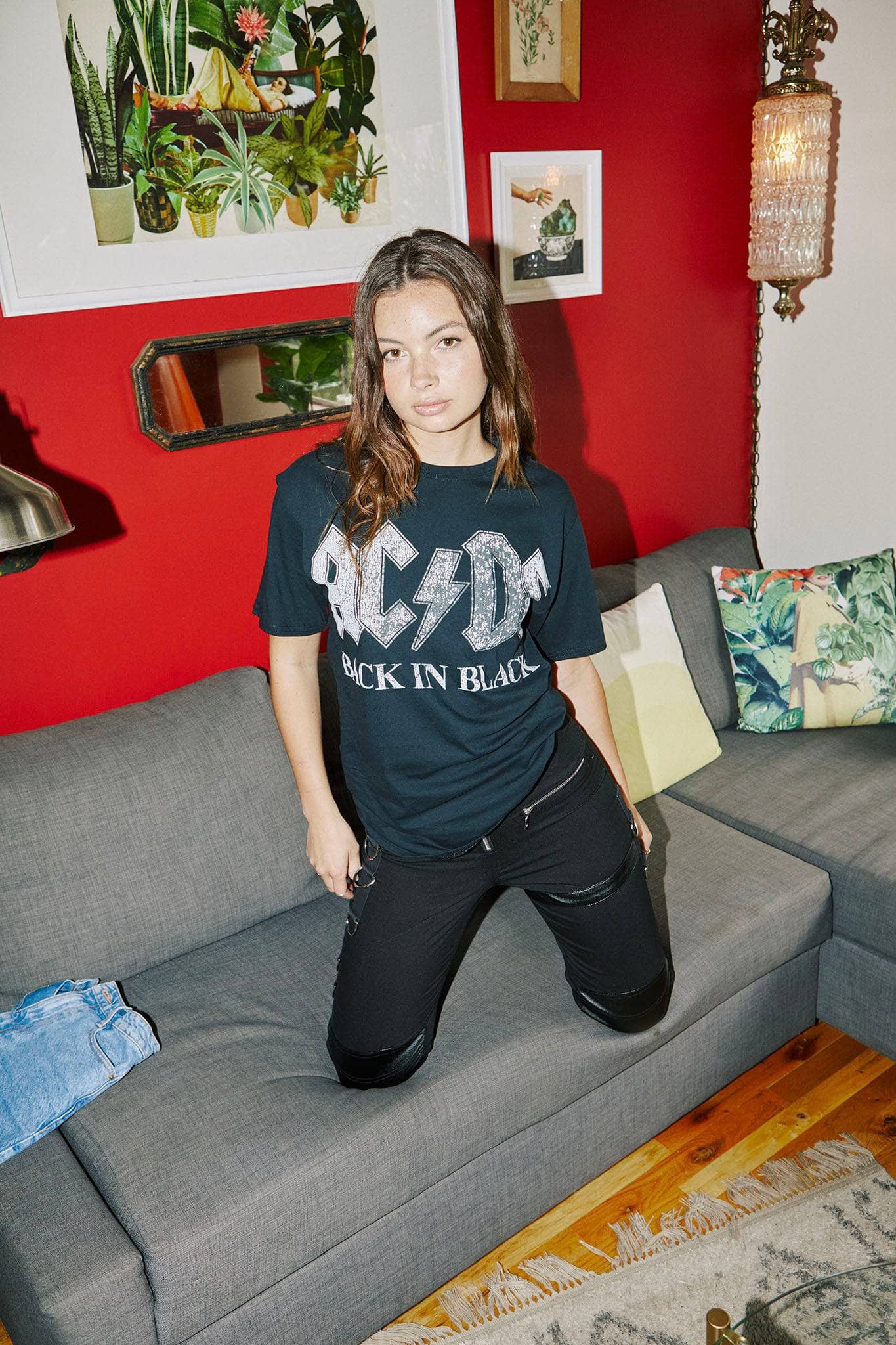 AC/DC Back In Black T-Shirt - Black - Get Down Art