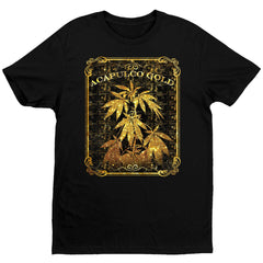 Acapulco Gold T-Shirt - Black - Get Down Art