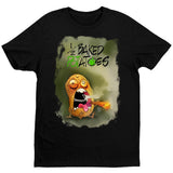 Half Baked Cough T-Shirt - Black - Get Down Art