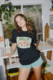 Half Baked Trio T-Shirt - Black - Get Down Art