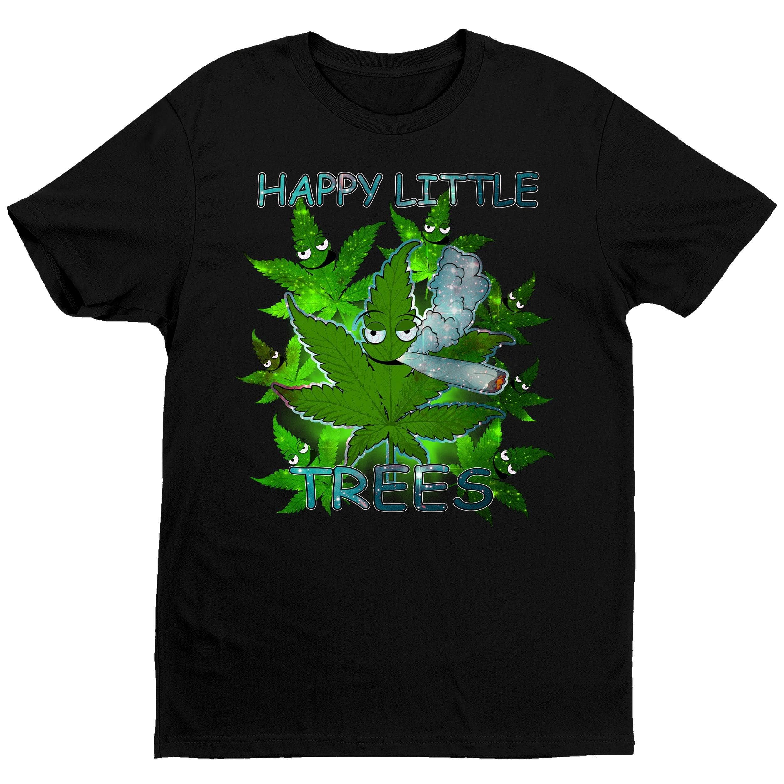 Happy Tree Gang T-Shirt - Black - Get Down Art