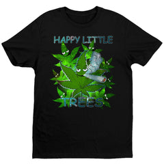 Happy Tree Gang T-Shirt - Black - Get Down Art
