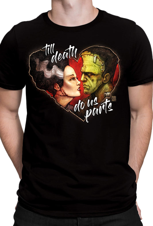 Frank and Bride T-Shirt by Big Chris - Get Down Art