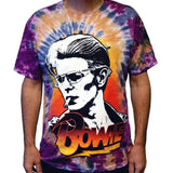 David Bowie Smokin T-Shirt - Tie Dye - Get Down Art