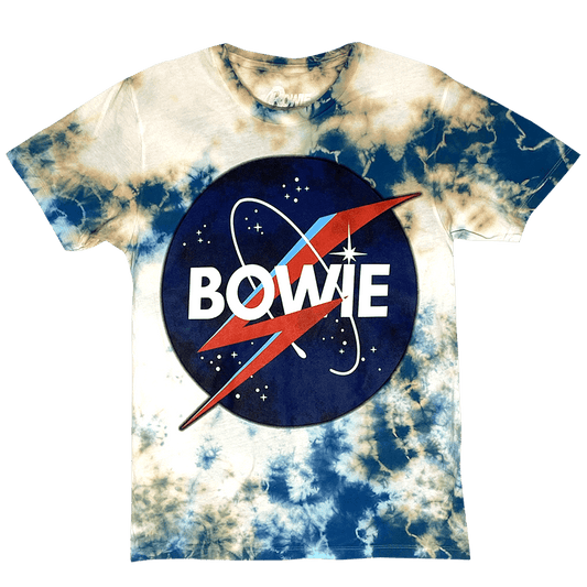 David Bowie Space Logo T-shirt - Tie Dye