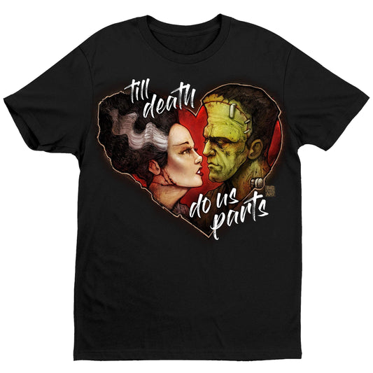Frank and Bride T-Shirt by Big Chris - Get Down Art