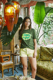 I Know A Spot T-Shirt - Olive - Get Down Art
