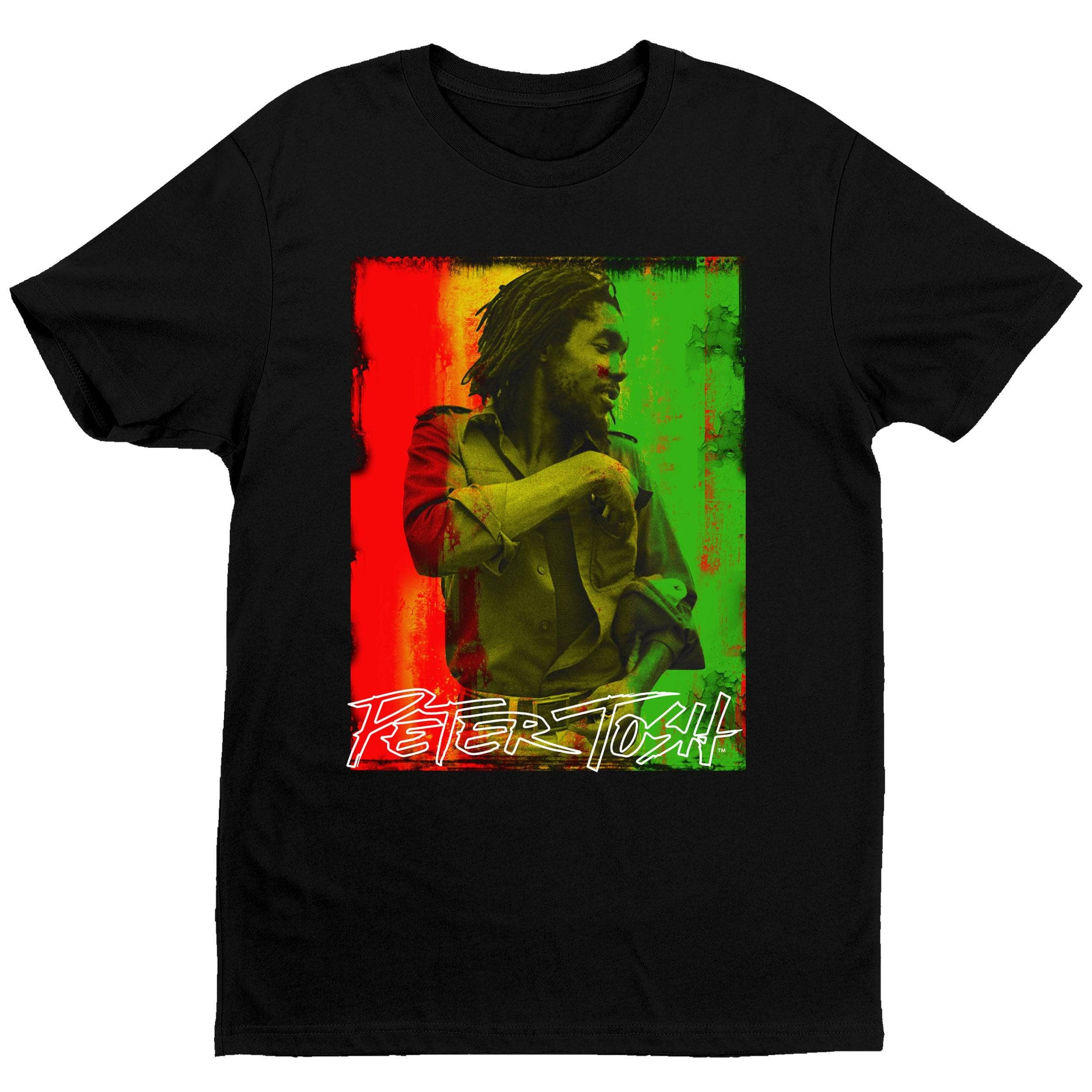 T-Shirt Peter Tosh Reggae Grunge T-Shirt - Black