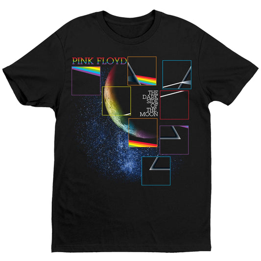 Pink Floyd Dissected Dark Side T-Shirt - Black - Get Down Art
