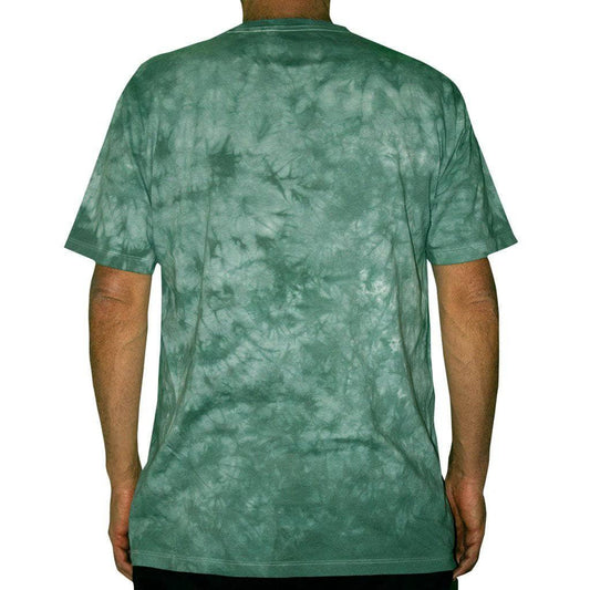 Rasta Graffix Logo T-shirt - Green Tie Dye - Get Down Art