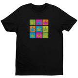 Andy Leaf T-Shirt - Black - Get Down Art