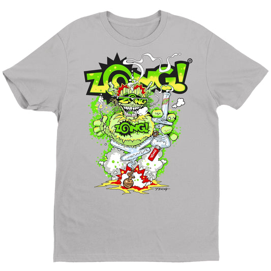 T-Shirts Zong Bong Glass Genie T-Shirt - Grey