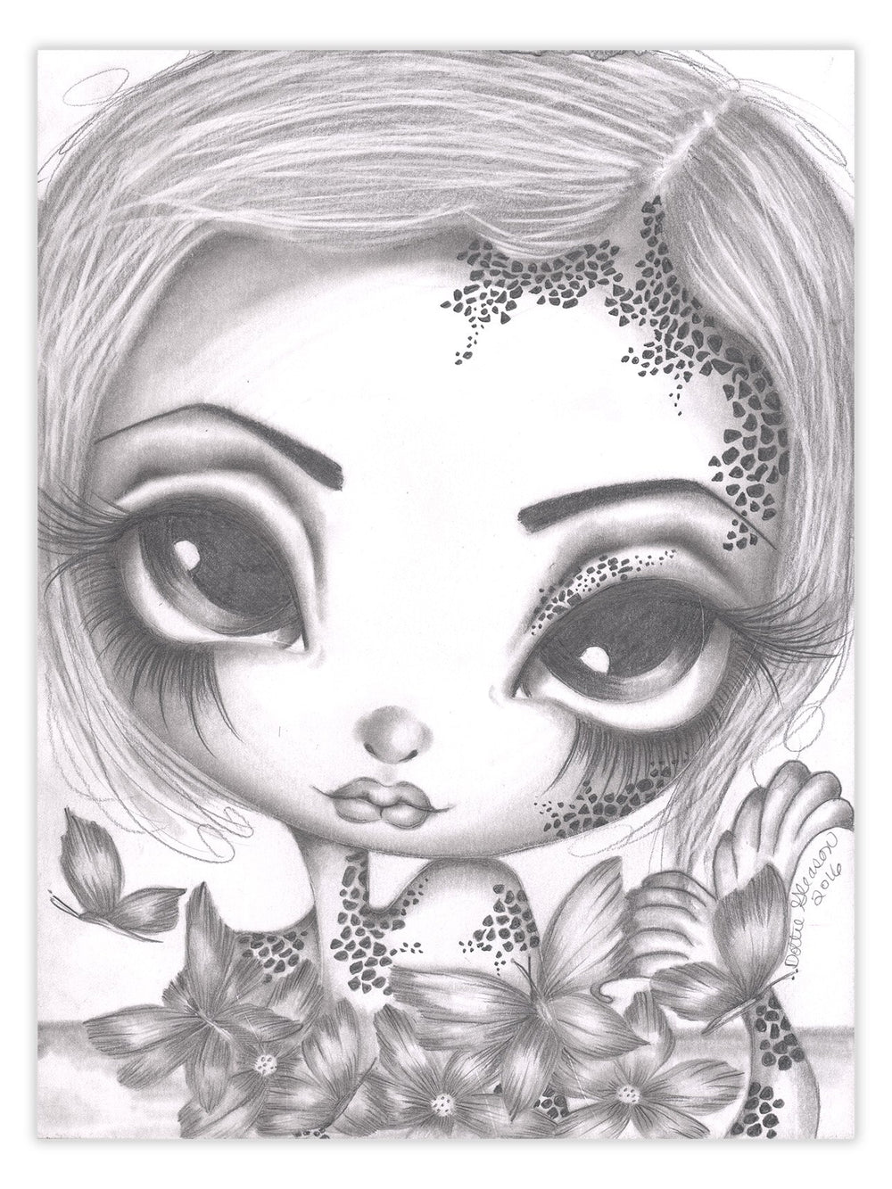Black Market Art Company Tabitha The Little Mermaid Print
