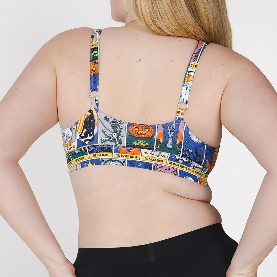 The Taboo | Tarot Cards Boob Hammock™ Plunge Bralette - Shinesty - Flyclothing LLC