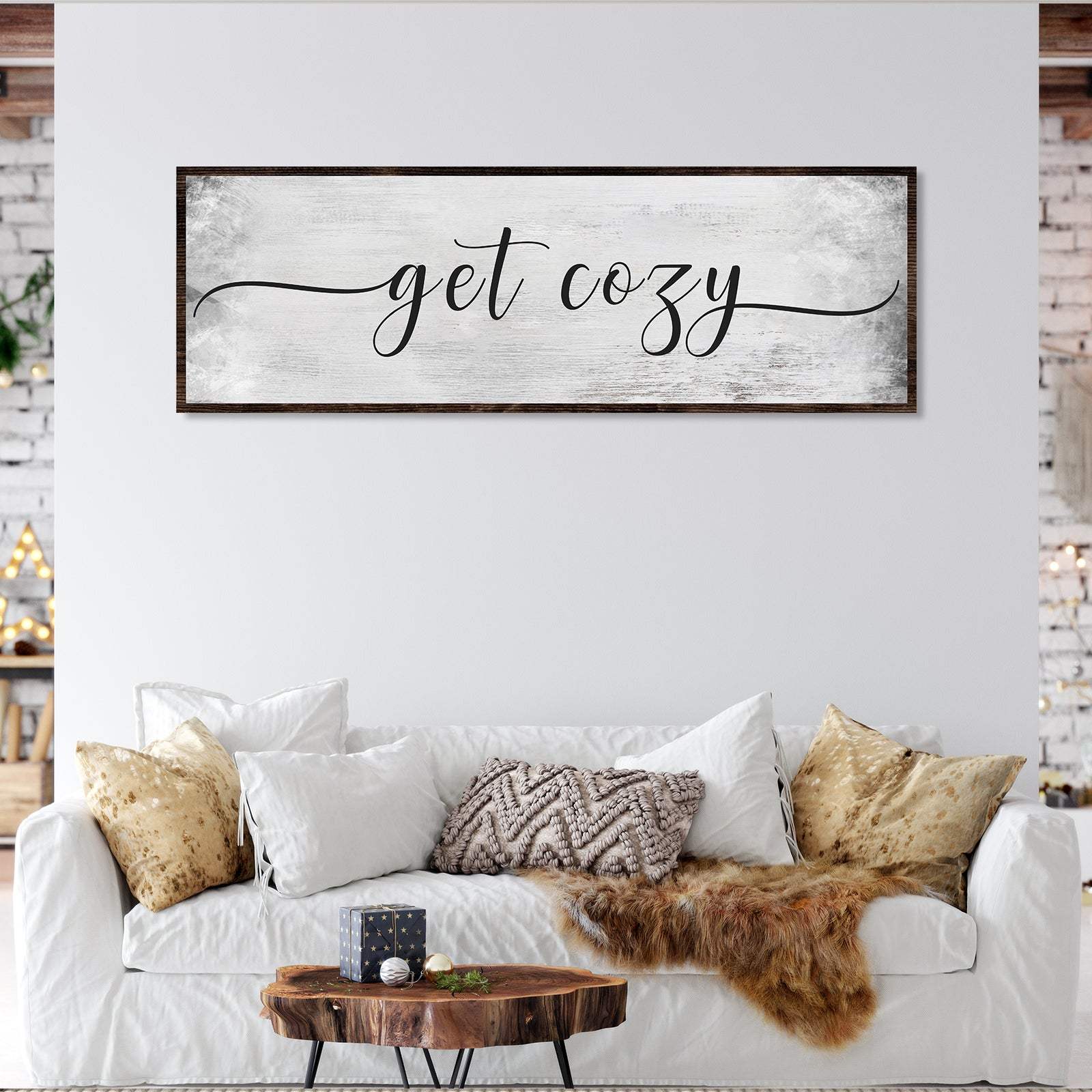 Get Cozy Canvas Wall Art - Tailored Canvases - Flyclothing LLC