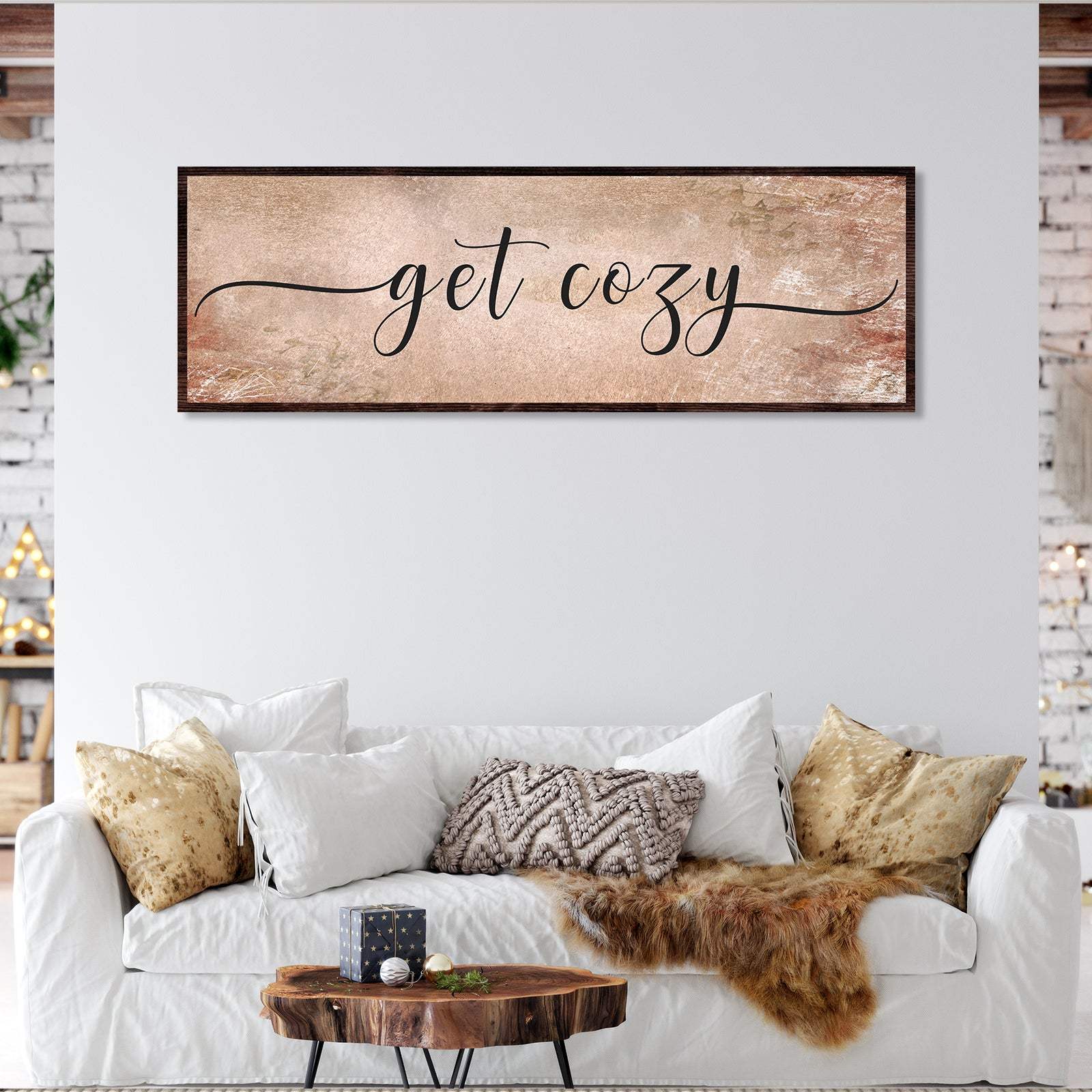 Get Cozy Canvas Wall Art - Tailored Canvases - Flyclothing LLC